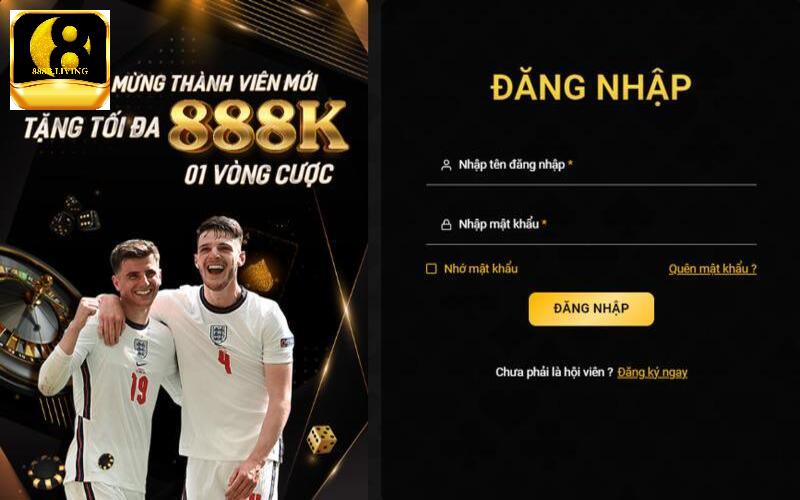 Đăng nhập 888B - Nhanh chóng và dễ dàng với chỉ vài thao tác 2 Đăng nhập vào 888B - trải nghiệm cá cược đỉnh cao